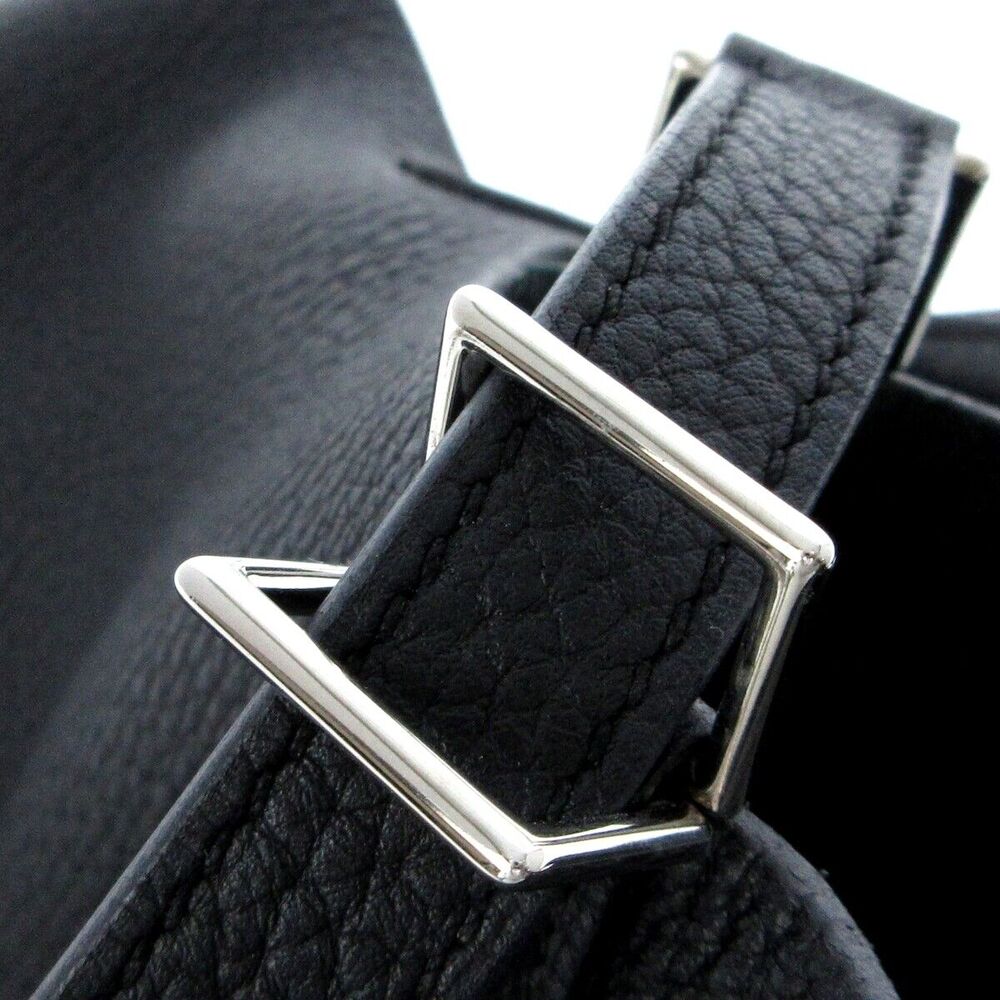 Auth Hermes Picotin Lock Mm - Black #118263H34B - Picture 11 of 15